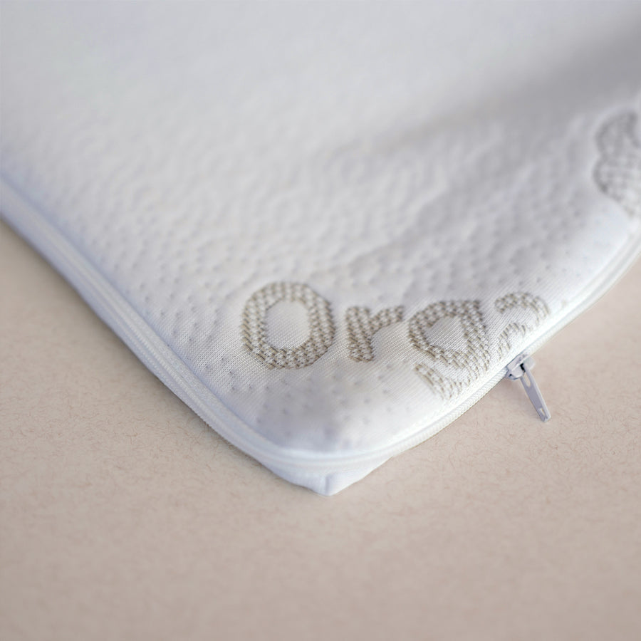 Organic cotton zippered bassinet sheet